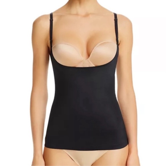 SPANX Suit Your Fancy Open Bust Cami Very Black Size XS Nwt - Picture 8 of 15